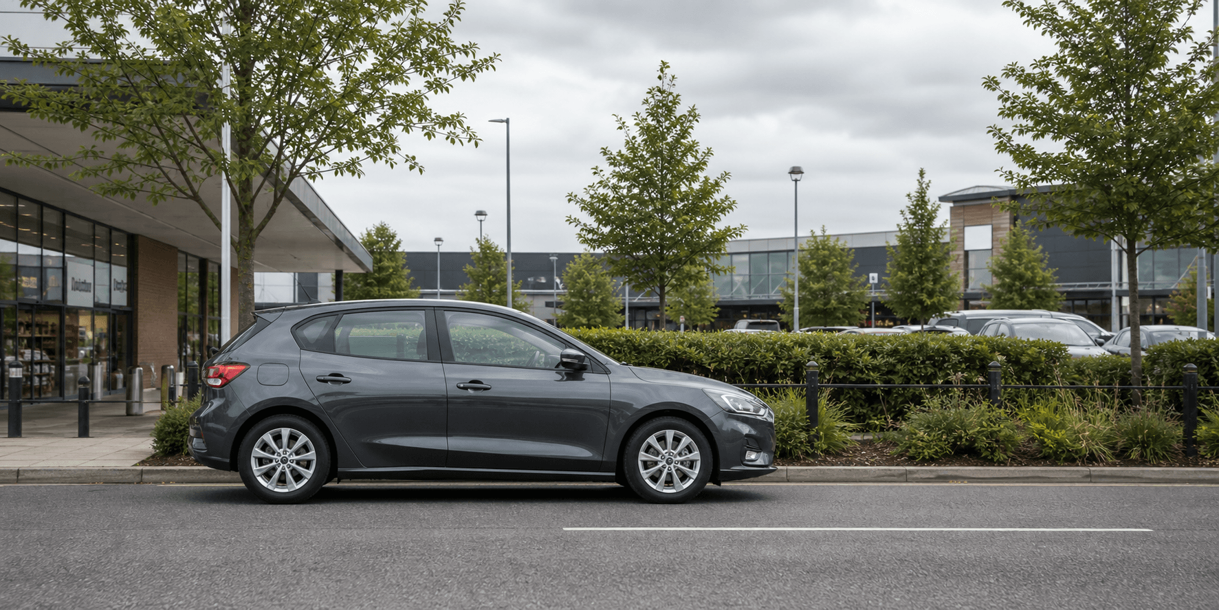 Compact hire car ready for practical travel around Beaconsfield